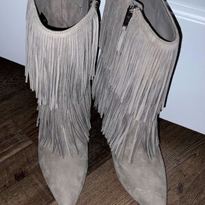 Sam Edelman size 6.5 fringe boots